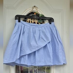 American Eagle Outfitters Asymmetrical Blue Skirt